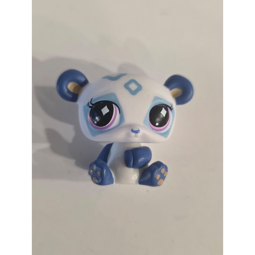 Littlest Pet Shop #70 Purple And White Panda Surprise Box Series 2 G7